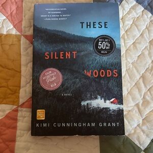 These Silent Woods by Kimi Cunningham Grant - Black and Blue Cover